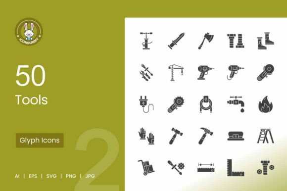 50 Tools Glyph Icons: A Comprehensive Guide for Designers and Professionals