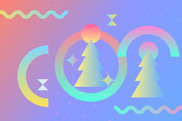 Abstract Background Geometric Winter