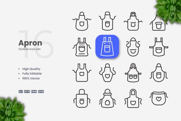 Apron Icons: A Versatile Tool for Modern Designers