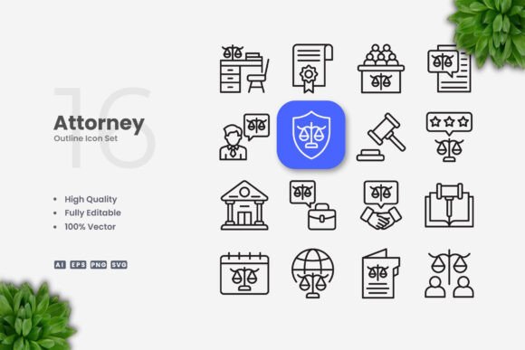 Attorney Icons: A Versatile Tool for Modern Designers and Professionals