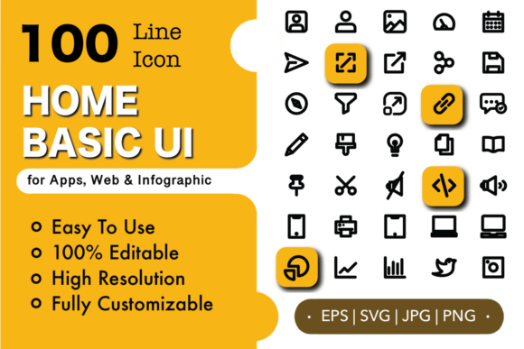 Basic Icons - Premium Pack: Your Essential Toolkit for Clean, Professional Designs