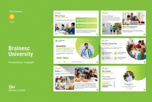 Brainesc Google Slides Template: Elevate Your Professional Presentation