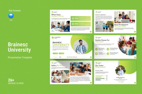 Brainesc Keynote Presentation Template: Elevate Your Professional Presence