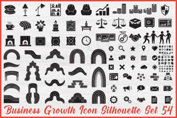 Business Growth Icon Set