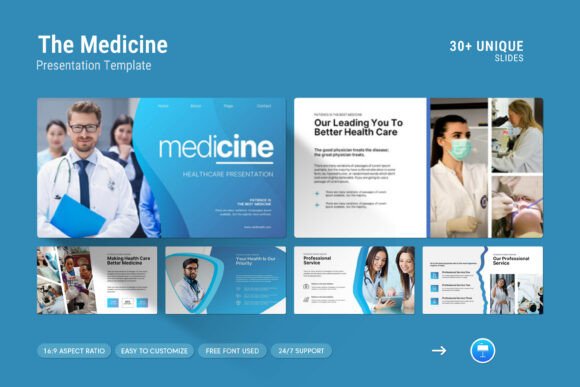 Medicine Keynote Presentation Template: A Professional Tool for Medical Presentations