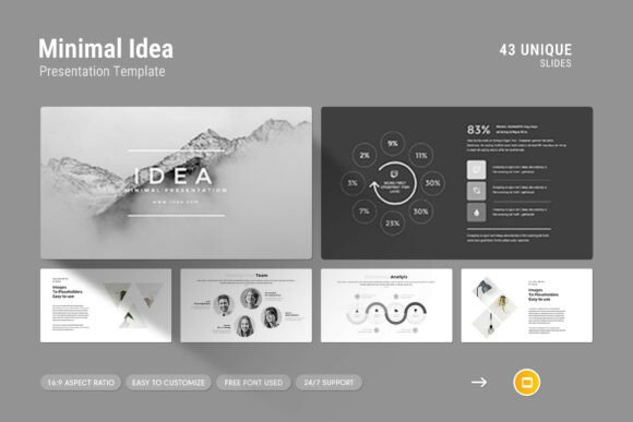 Minimakl Idea Google Slides Template: A Professional and Creative Presentation Solution