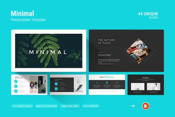 Minimal Clean Powerpoint Template: A Professional and Simple Way to Present Your Work