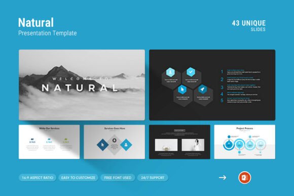 Natural Powerpoint Presentation Template