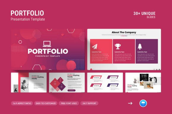 Portfolio Keynote Presentation Template