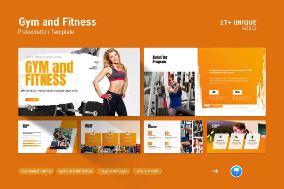 Professional Gym Fitness Presentation Templates for Modern Businesses