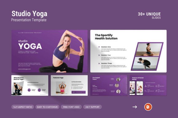 Studio Yoga Presentation Template