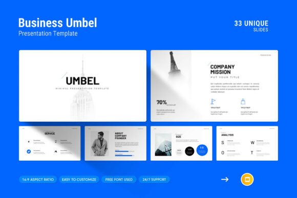 Umbel Minimal Google Slides Template: Streamline Your Presentation Workflow